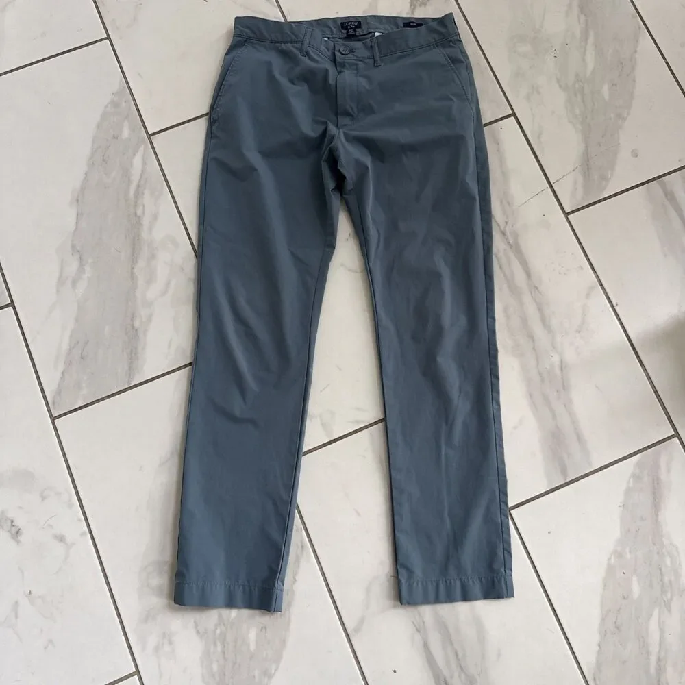 J. Crew Factory Flex Slim Fit Flex Blue Slacks Men's 31x30